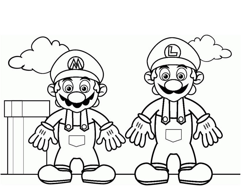 Malvorlage: Super Mario Bros. (Videospiele) #153759 - Kostenlose Malvorlagen zum Ausdrucken