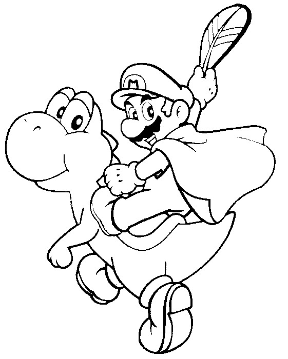 Malvorlage: Super Mario Bros. (Videospiele) #153768 - Kostenlose Malvorlagen zum Ausdrucken