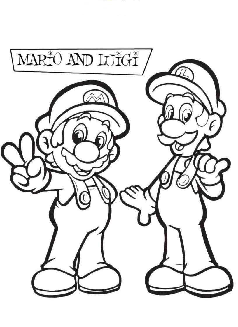 Malvorlage: Super Mario Bros. (Videospiele) #153801 - Kostenlose Malvorlagen zum Ausdrucken